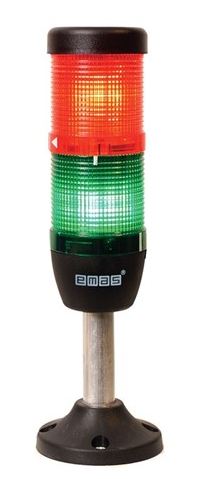 EMAS 2 KATLI IŞIKLI KOLON (24V-220V)